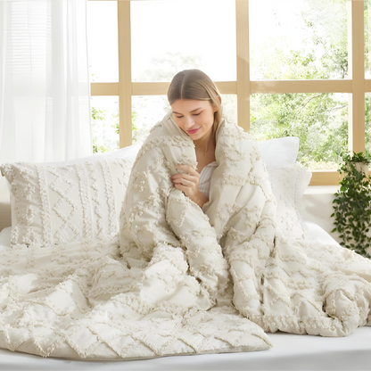 Boho Deluxe Embroidery Comforter Set