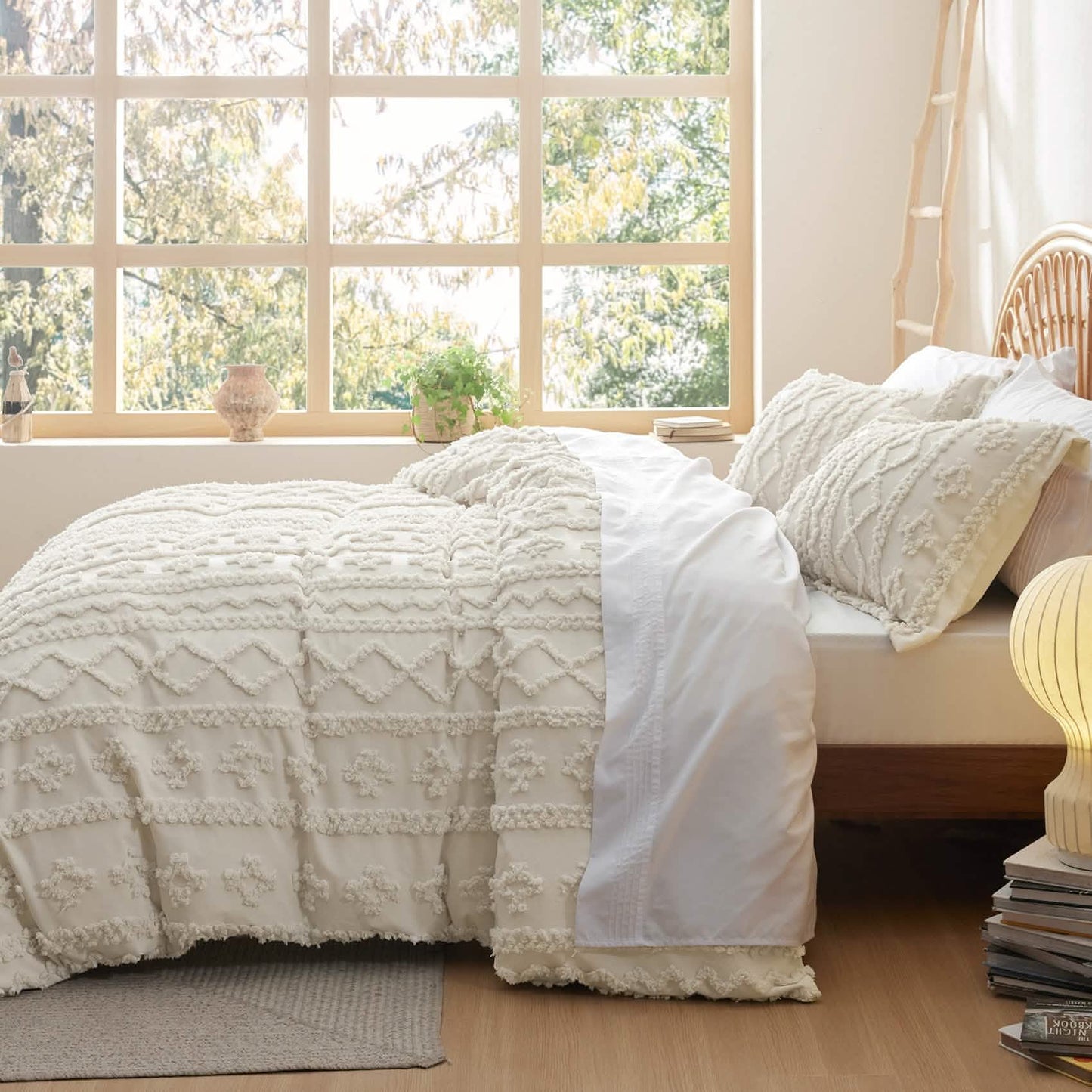 Boho Deluxe Embroidery Comforter Set