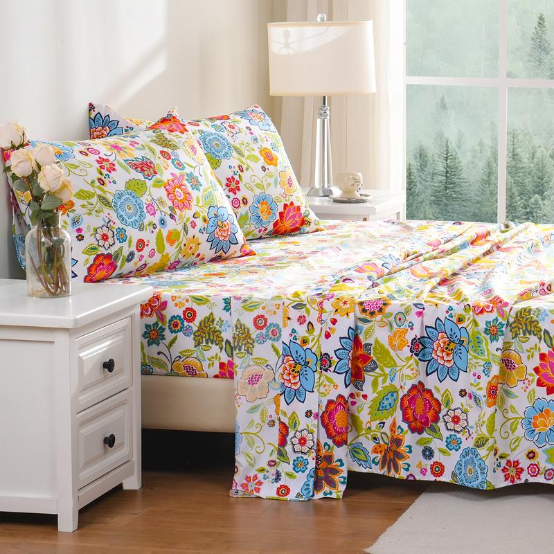 Ultra Soft Breathable Floral Sheets