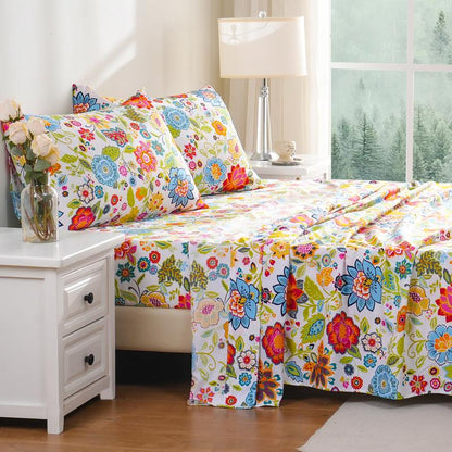Ultra Soft Breathable Floral Sheets